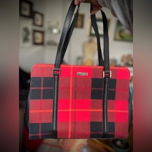 Kate spade tartan bag